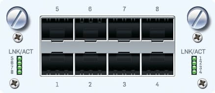 8 Port GbE SFP FleXi Port Modul (für SG/XG 2xx/3xx/4xx alle Revisions)