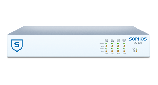 Sophos SG 125 Rev. 3 Security Appliance