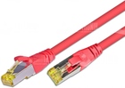 CAT6A HQ Patchkabel, S/FTP, LSOH, Lifetime Warranty, rot